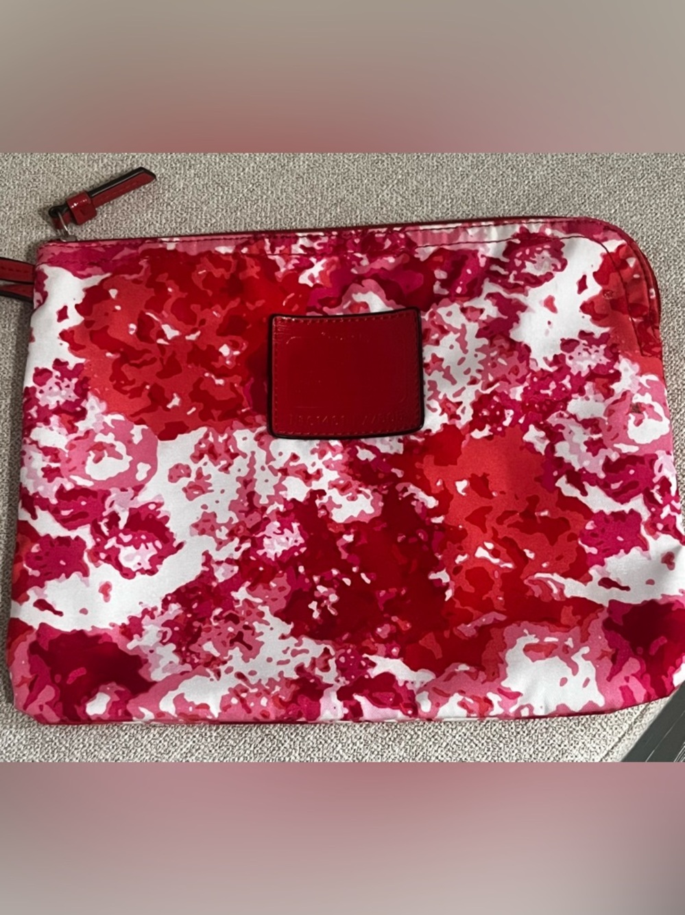 Coach Red Pink Abstract Print Tote Insert - Picture 2 of 8